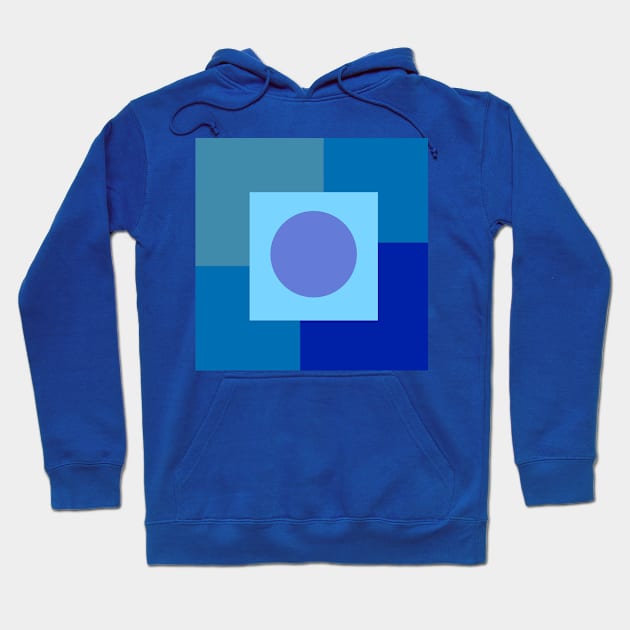 Abstract blue tones Hoodie by Ric1926